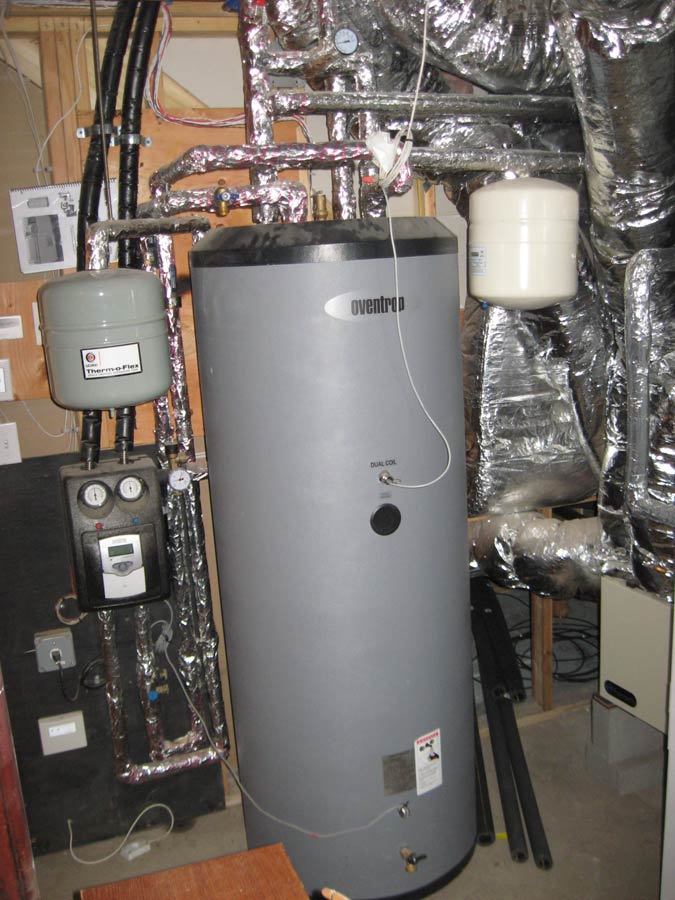Solar Hot Water System installed by R.J. Aley Building Contractor